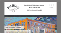 Desktop Screenshot of ellisonsmarket.com